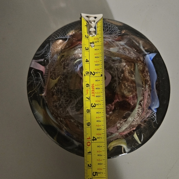 Murano Art Glass Bowl AVEM Zanfirico Bizantino Tutti Frutti Mid Century Glass - Picture 6 of 7